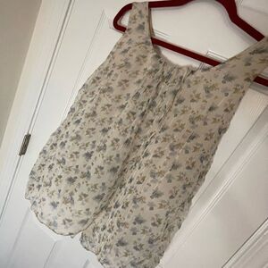Bellambia Made In Italy 100% silk tank floral